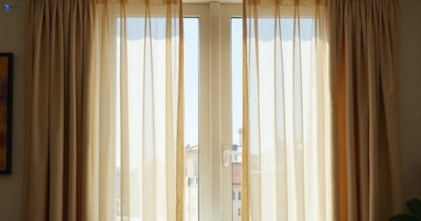 Dusty and dull curtains in pleasure-point-nsw before steam cleaning